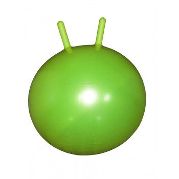 Мяч гимнастический Arpax Д-55 с рожками зеленый металлик